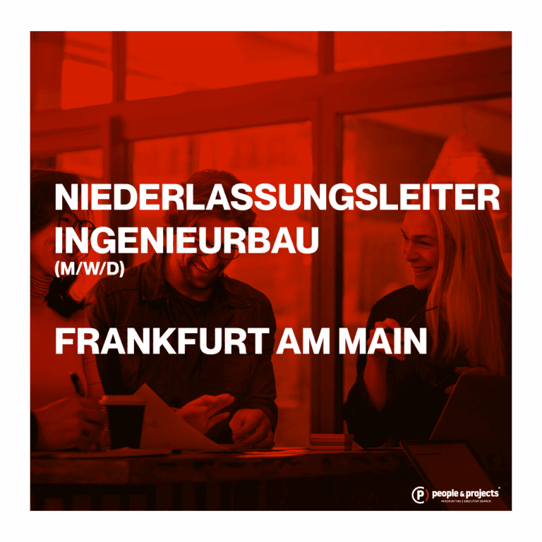 Job Niederlassungsleiter Ingenieurbau in Frankfurt am Main - Stellenangebot Niederlassungsleiter Ingenieurbau in Frankfurt am Main